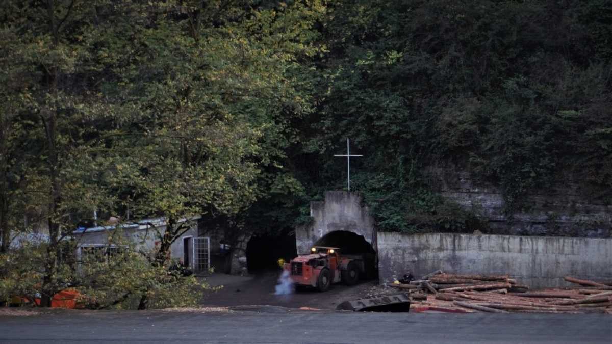 L'entrée de la mine Chiatura. (Volodya Vagner)